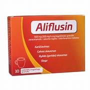 Aliflusin packaging with red and white design on a white background