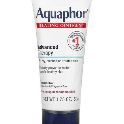 aquaphor healing ointment, aquaphor advanced therapy, skin protectant, petrolatum 41 percent, dry skin relief, cracked skin treatment, healing ointment, chapped lips, cracked hands, skin barrier repair, first aid ointment, sensitive skin care, dermatologist recommended, аквафор, заживляющая мазь, защита кожи, сухая кожа, потрескавшаяся кожа, уход за кожей, трещины на руках, обветренные губы, восстановление кожного барьера, средство для заживления кожи, aquaphor, pomada reparadora, protector de la piel, petr