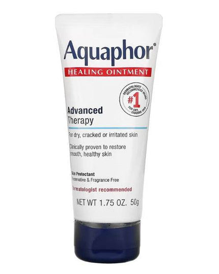 aquaphor healing ointment, aquaphor advanced therapy, skin protectant, petrolatum 41 percent, dry skin relief, cracked skin treatment, healing ointment, chapped lips, cracked hands, skin barrier repair, first aid ointment, sensitive skin care, dermatologist recommended, аквафор, заживляющая мазь, защита кожи, сухая кожа, потрескавшаяся кожа, уход за кожей, трещины на руках, обветренные губы, восстановление кожного барьера, средство для заживления кожи, aquaphor, pomada reparadora, protector de la piel, petr
