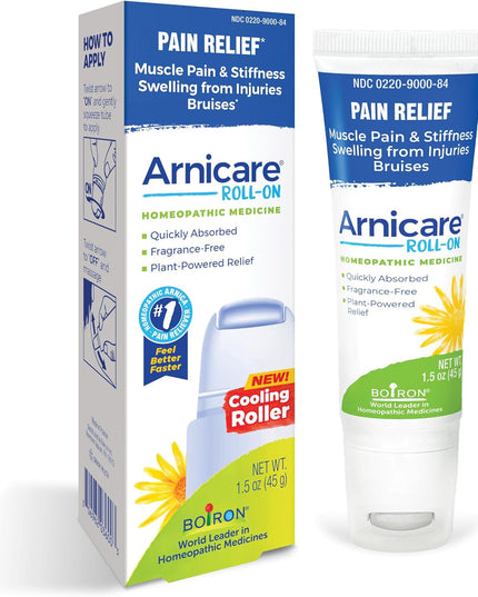 arnicare, arnicare cooling roll on, boiron arnicare, arnica montana, homeopathic pain relief, muscle pain relief, bruise relief, swelling relief, muscle stiffness, cooling roll on, topical pain relief, sports recovery, muscle recovery, non greasy pain gel, fragrance free pain relief, арникэр, арника монтана, гель с арникой, ролик с арникой, обезболивающий гель, гомеопатическое средство, боль в мышцах, синяки, ушибы, отеки, восстановление после тренировок, средство от боли, arnicare, árnica montana, gel con 