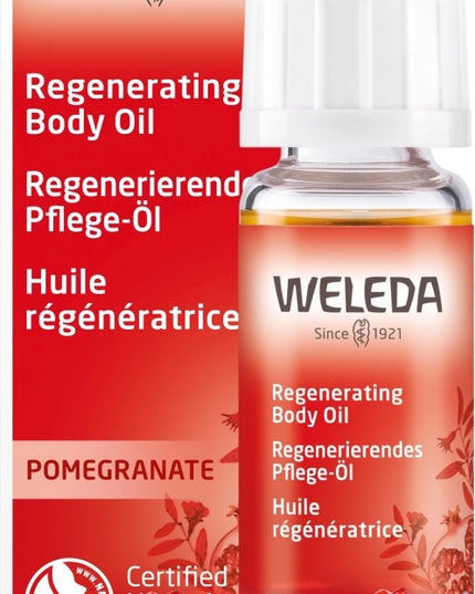 Weleda Pomegranate Regenerating Body Oil for Mature & Dry Skin – 10 mL
