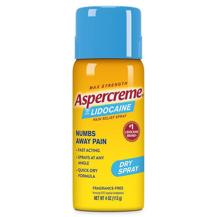 aspercreme, lidocaine spray, lidocaine 4 percent, pain relief spray, topical anesthetic, nerve pain relief, muscle pain relief, joint pain relief, arthritis pain relief, fragrance free spray, dry spray, back pain relief, sports recovery, aspercreme with lidocaine, асперкрем, лидокаин спрей, лидокаин 4 процента, обезболивающий спрей, местное обезболивающее, боль в мышцах, боль в суставах, артрит, боль в спине, спортивное восстановление, нервная боль, обезболивание, aspercreme, spray con lidocaína, lidocaína 