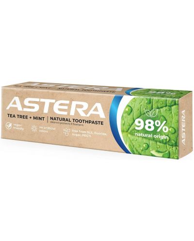 Pasta de dientes natural Astera Árbol de té + Menta 75 ml