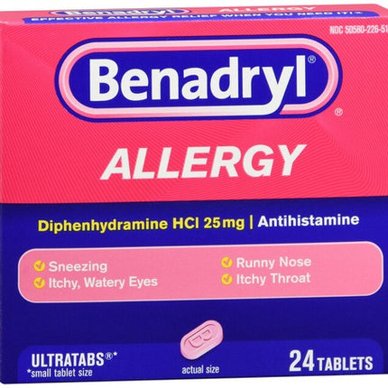 benadryl allergy ultratabs, benadryl allergy relief, diphenhydramine hcl 25 mg, antihistamine tablets, allergy medicine, hay fever relief, sneezing relief, runny nose relief, itchy eyes relief, allergy tablets, benadryl 24 tablets, cold symptom relief, indoor allergy relief, outdoor allergy relief, бенадрил, дифенгидрамин, антигистаминное средство, таблетки от аллергии, насморк, чихание, зуд в глазах, сенная лихорадка, аллергия, средство от простуды, таблетки бенадрил, benadryl alergia, difenhidramina 25 mg