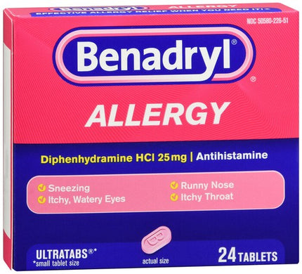 benadryl allergy ultratabs, benadryl allergy relief, diphenhydramine hcl 25 mg, antihistamine tablets, allergy medicine, hay fever relief, sneezing relief, runny nose relief, itchy eyes relief, allergy tablets, benadryl 24 tablets, cold symptom relief, indoor allergy relief, outdoor allergy relief, бенадрил, дифенгидрамин, антигистаминное средство, таблетки от аллергии, насморк, чихание, зуд в глазах, сенная лихорадка, аллергия, средство от простуды, таблетки бенадрил, benadryl alergia, difenhidramina 25 mg
