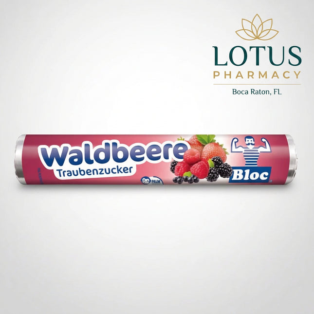Bloc Dextrose Wild Berry Roll, 1 ct  Wild Berry Flavored Dextrose Tablets for Quick Energy Support