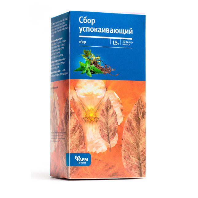 Calming Herbal Blend – 20 Filter Tea Bags, Farm Group