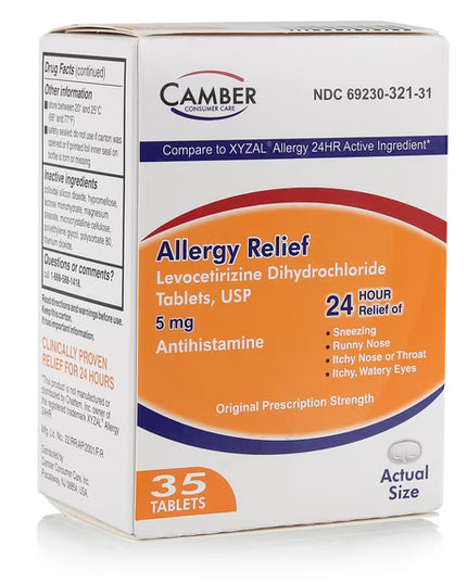camber allergy relief, levocetirizine dihydrochloride 5 mg, levocetirizine tablets, allergy relief tablets, antihistamine, xyzal alternative, seasonal allergy relief, hay fever relief, runny nose relief, sneezing relief, itchy eyes relief, indoor allergies, outdoor allergies, 24 hour allergy relief, allergy medicine, camber pharmaceuticals, левоцетиризин, антигистаминное средство, таблетки от аллергии, сезонная аллергия, насморк, чихание, зуд глаз, сенная лихорадка, аллергия, средство от аллергии, levocetir