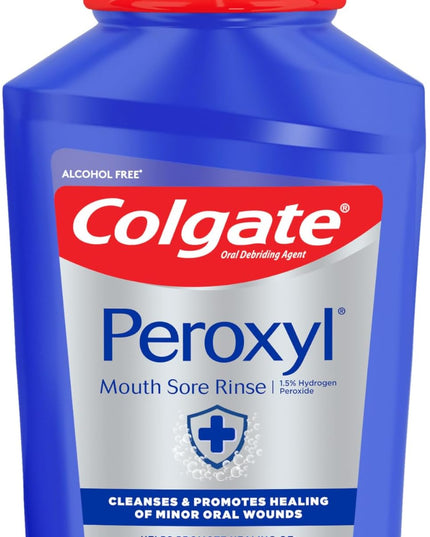colgate peroxyl, peroxyl mouth sore rinse, antiseptic mouth rinse, alcohol free mouthwash, hydrogen peroxide mouthwash, mouth sore rinse, canker sore rinse, oral wound cleanser, oral antiseptic, mouth ulcer rinse, gum irritation relief, mouth burn relief, oral care, mouthwash, alcohol free rinse, mild mint mouthwash, colgate mouthwash, 250 ml mouthwash, ополаскиватель для полости рта, colgate peroxyl, перекись водорода, средство от язв во рту, средство от афт, антисептический ополаскиватель, уход за полость