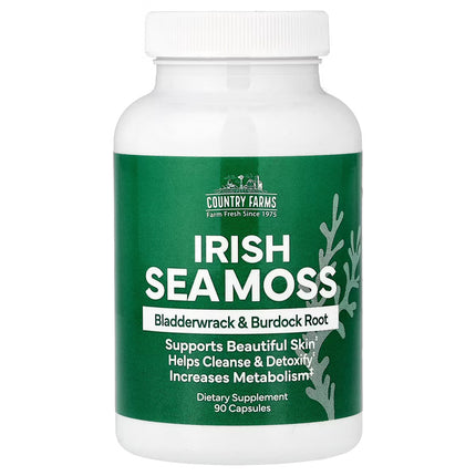 Country Farms Irish Sea Moss, 90 Capsules