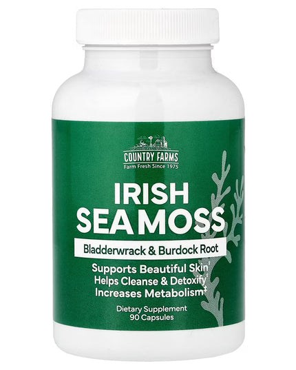 Country Farms Irish Sea Moss, 90 Capsules