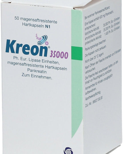 Capsules de Créon 10 000 - 35 000 U, 20 - 100 caps