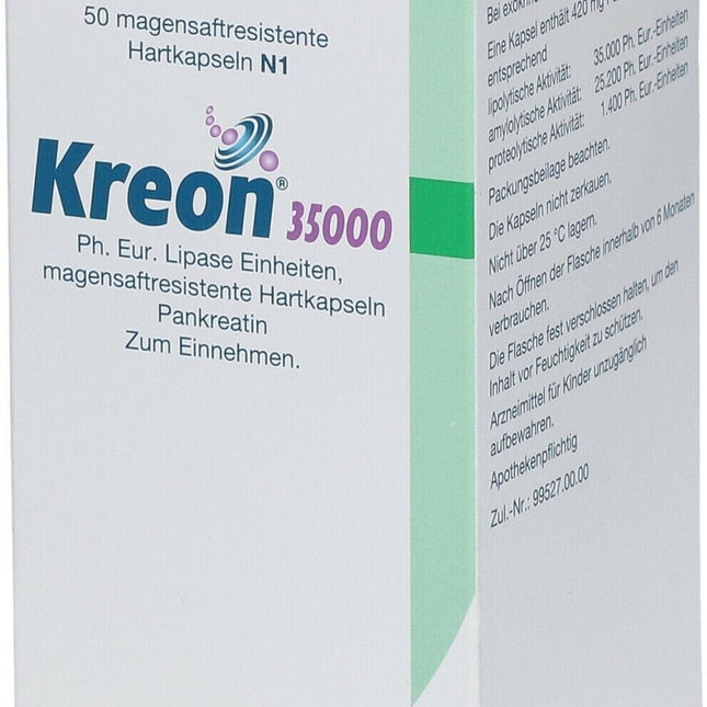 Creon Capsules 10,000 - 35,000 U, 20 -100 caps