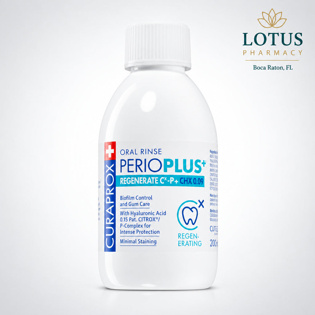 Perisol Rinse Curaprox Perio Plus+ Regenerate CHX 0.09% – Oral Rinse, 200 ml – Lotus ...