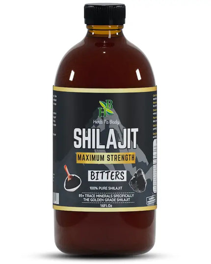 Shilajit Bitter | 16oz Wildcrafted Herbal Tonic