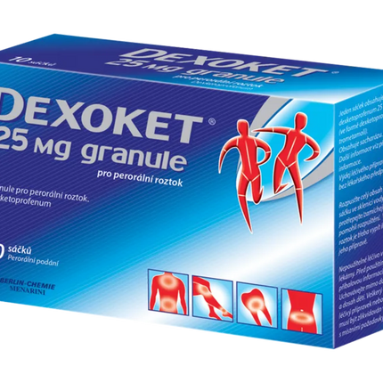 Dexoket 25mg granules 10 sachets