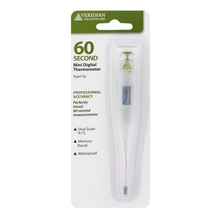 digital thermometer, mini thermometer, fever thermometer, 60 second thermometer, body temperature monitor, oral thermometer, underarm thermometer, family healthcare, home diagnostics, veridian healthcare, цифровой термометр, электронный термометр, термометр от температуры, измерение температуры, домашняя диагностика, градусник, медицинский термометр, семейное здоровье, veridian healthcare, termómetro digital, termómetro clínico, termómetro para fiebre, medición de temperatura, control de fiebre, diagnóstico