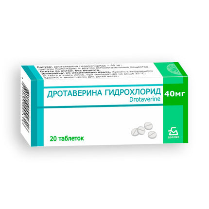 Dro Spaz 40 mg (No-Spa) – 20 Comprimés