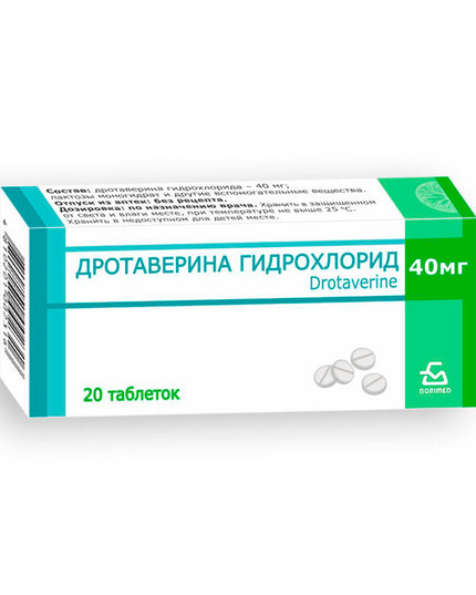Dro Spaz 40 mg (No-Spa) – 20 Comprimés
