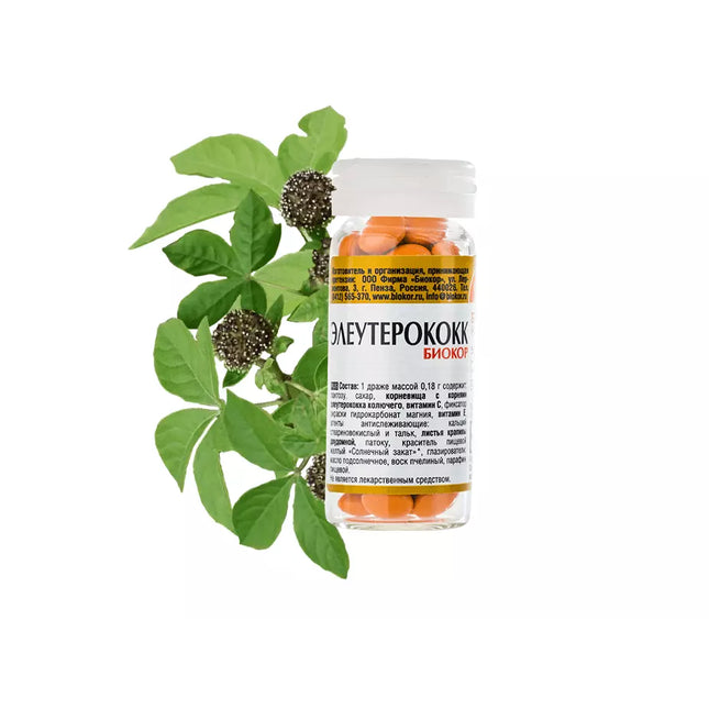 Eleutherococcus Biocor – 50 Tablets
