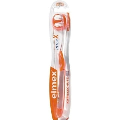 Elmex InterX toothbrush packaging on a white background