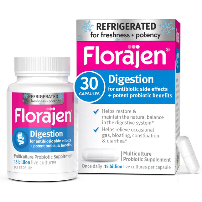 florajen digestion, florajen probiotic, probiotic supplement, 15 billion live cultures, digestive health, gut health, probiotic capsules, intestinal flora support, microbiome support, digestive support, antibiotic probiotic, lactobacillus acidophilus, bifidobacterium lactis, bifidobacterium longum, bifidobacterium bifidum, lactobacillus rhamnosus, refrigerated probiotic, gastrointestinal health, probiotic for digestion, vitamins and supplements, флоражен, пробиотик, здоровье кишечника, пробиотические капсул