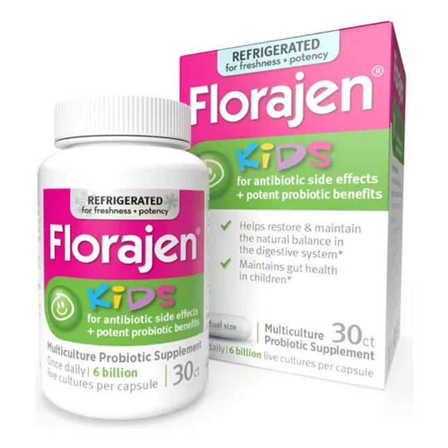 florajen kids, florajen probiotic kids, kids probiotic, children's probiotic, probiotic for kids, 6 billion live cultures, digestive health for children, gut health, children's digestive support, immune support for kids, probiotic capsules, lactobacillus acidophilus, bifidobacterium lactis, bifidobacterium longum, bifidobacterium bifidum, refrigerated probiotic, microbiome support, children's wellness, vitamins and supplements, флоражен для детей, детский пробиотик, здоровье кишечника у детей, пробиотик для