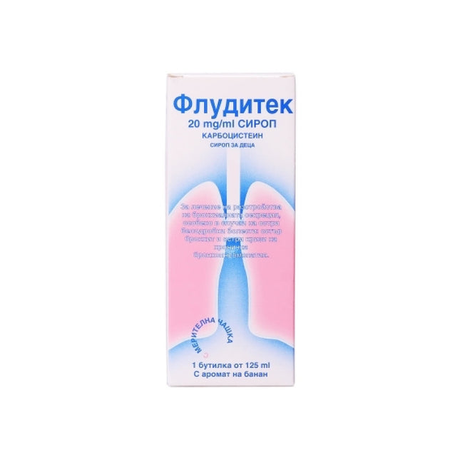 Fluditec 20 mg/ml Syrup for kids 125 ml