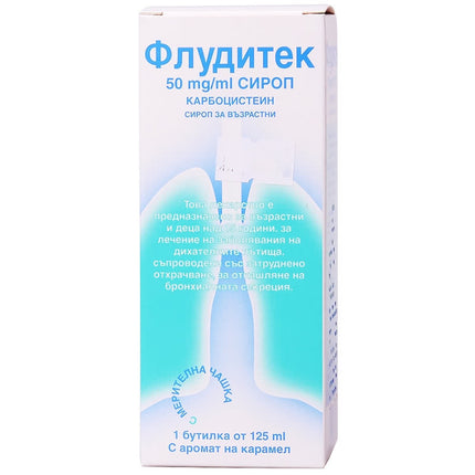 Fluditec 50 mg/ml Syrup 125 ml