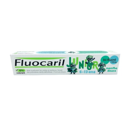 FLUOCARIL JUNIOR 6-13 YEARS Bi-Fluorescent 145mg Sweet Mint - 75ml