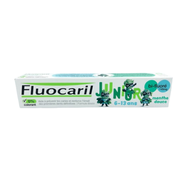 FLUOCARIL JUNIOR 6-13 YEARS Bi-Fluorescent 145mg Sweet Mint - 75ml