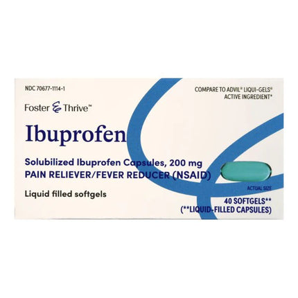 foster and thrive minis, foster and thrive ibuprofen, ibuprofen 200 mg, liquid filled capsules, mini softgels, pain reliever, fever reducer, headache relief, muscle pain relief, back pain relief, arthritis pain relief, menstrual cramp relief, nsaid, fast acting ibuprofen, фостер энд трайв, ибупрофен 200 мг, жидкие капсулы, мини капсулы, обезболивающее, жаропонижающее, головная боль, боль в спине, мышечная боль, артрит, менструальная боль, нпвс, быстрое обезболивание, foster and thrive, ibuprofeno 200 mg, cá