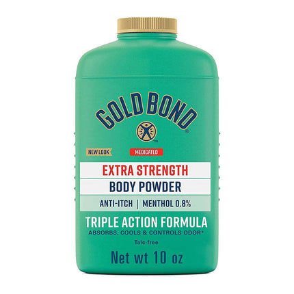 gold bond extra strength powder, gold bond medicated powder, body powder, talc free powder, anti chafing powder, cooling body powder, menthol powder, moisture absorbing powder, itch relief powder, zinc oxide powder, body comfort powder, odor control powder, skin protection powder, голд бонд порошок, лечебная присыпка, тальк не содержит, присыпка для тела, от зуда, охлаждающая присыпка, от натертостей, впитывает влагу, ментол, оксид цинка, уход за кожей, gold bond medicated powder, talco libre, polvo corpora