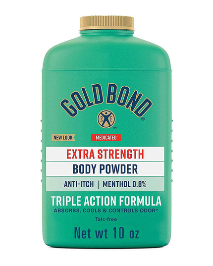 gold bond extra strength powder, gold bond medicated powder, body powder, talc free powder, anti chafing powder, cooling body powder, menthol powder, moisture absorbing powder, itch relief powder, zinc oxide powder, body comfort powder, odor control powder, skin protection powder, голд бонд порошок, лечебная присыпка, тальк не содержит, присыпка для тела, от зуда, охлаждающая присыпка, от натертостей, впитывает влагу, ментол, оксид цинка, уход за кожей, gold bond medicated powder, talco libre, polvo corpora