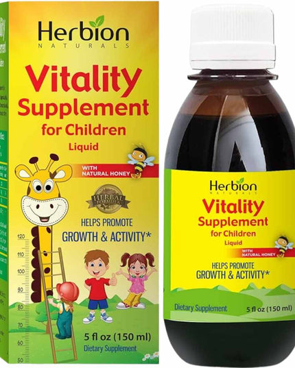 Herbion Naturals Vitality Supplement for Children with Natural Honey, 5 fl oz (150 ml)