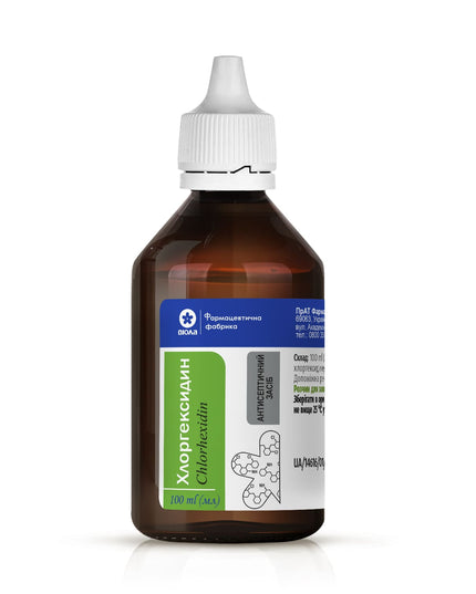 Chlorhexidine solution 100 ml (with dropper)
