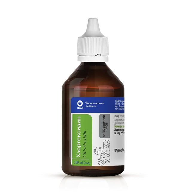 Chlorhexidine solution 100 ml (with dropper)
