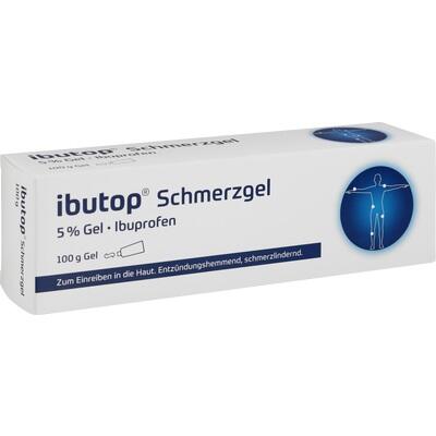 Ibutop Schmerzgel packaging on a white background