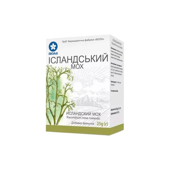 Icelandic Moss (Cetraria islandica) – Herbal Collection, 25 g