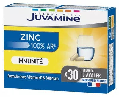 Juvamine Zinc Immunity #30 Capsules