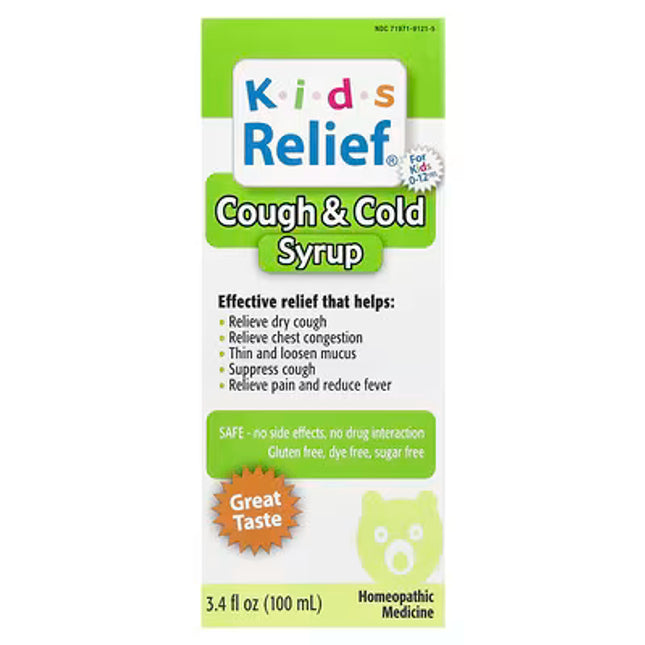 kids relief cough and cold, homeopathic cough syrup, homeopathic cold remedy, children's cough relief, kids cold medicine, non drowsy cough syrup, cough and cold syrup, runny nose relief, nasal congestion relief, children's respiratory support, sugar free cough syrup, alcohol free, kids relief, кидс релиф кашель и простуда, гомеопатия для детей, сироп от кашля для детей, средство от простуды, насморк, заложенность носа, кашель у детей, негормональное средство, без сахара, без спирта, здоровье детей, kids re