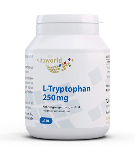 L-Tryptophan 250 mg Capsules – 120 Capsules