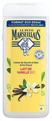 Le Petit Marseillais Extra Gentle Bath & Shower Cream Vanilla Milk Organic 650ml