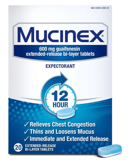 mucinex, guaifenesin, chest congestion relief, expectorant, mucus relief, productive cough, cough medicine, respiratory support, 12 hour mucinex, extended release guaifenesin, муцинекс, гуайфенезин, отхаркивающее средство, средство от кашля, мокрота, заложенность в груди, продуктивный кашель, простуда и грипп, дыхательная система, мукус, mucinex, guaifenesina, expectorante, alivio de congestión pulmonar, alivio de mucosidad, tos productiva, medicamento para la tos, salud respiratoria, alivio de flemas, guai