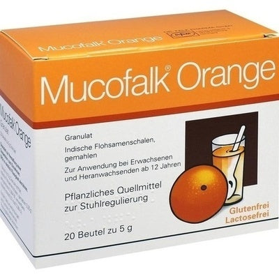 Mucofalk Orange Granules for Constipation, IBS & Digestive Support – 20 Sachets