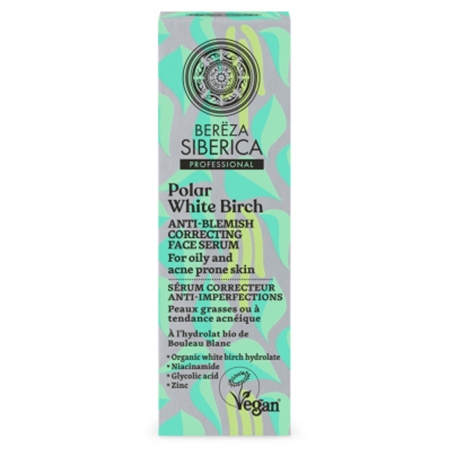 Natura Siberica Berëza Siberica Anti-Blemish Correcting Face Serum 30ml