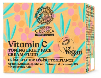 Natura Siberica C-Berrica Toning Light Face Cream Fluid 50ml