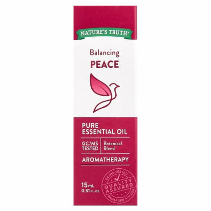 nature's truth balancing peace, balancing peace essential oil, peace essential oil, essential oil blend, aromatherapy blend, cedarwood oil, orange oil, tangerine oil, cinnamon oil, patchouli oil, thyme oil, ylang ylang oil, diffuser oil, massage oil, meditation essential oil, relaxation blend, pure essential oil, gc ms tested, non gmo essential oil, gluten free essential oil, масло для внутреннего спокойствия, эфирное масло баланс, смесь эфирных масел, масло кедра, масло апельсина, масло мандарина, масло ко