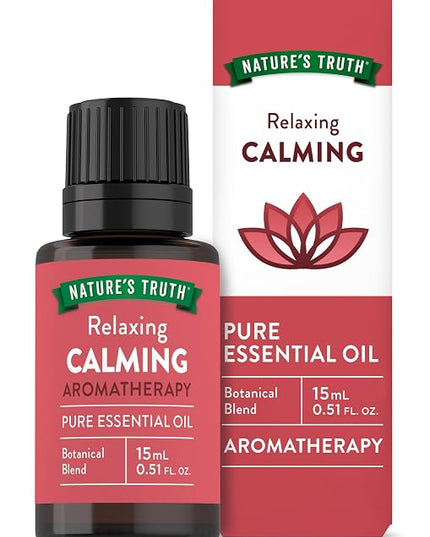 nature's truth calming, nature's truth relaxing, calming essential oil, relaxing essential oil, pure essential oil, aromatherapy blend, orange oil, tangerine oil, ylang ylang oil, patchouli oil, chamomile oil, diffuser oil, massage oil, meditation essential oil, yoga essential oil, relaxation blend, gc ms tested, non gmo essential oil, gluten free essential oil, essential oils, масло для расслабления, успокаивающее эфирное масло, смесь эфирных масел, масло апельсина, масло мандарина, масло иланг-иланга, мас