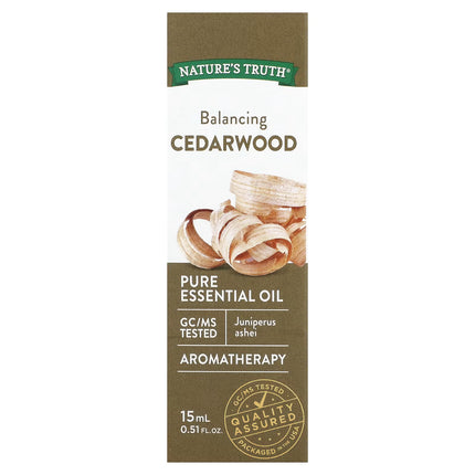 nature's truth cedarwood, nature's truth balancing cedarwood, cedarwood essential oil, pure cedarwood oil, cedrus atlantica, steam distilled essential oil, aromatherapy, diffuser oil, massage oil, grounding essential oil, balancing essential oil, woody essential oil, diy essential oil, home fragrance, gc ms tested, non gmo essential oil, gluten free essential oil, масло кедра, эфирное масло кедра, масло кедрового дерева, cedrus atlantica, чистое эфирное масло, ароматерапия, масло для диффузора, масло для ма